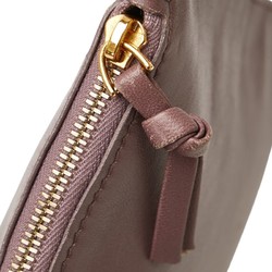 Bottega Veneta Intrecciato Cabas MM Handbag Tote Bag Purple Leather Women's BOTTEGAVENETA