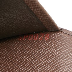 Louis Vuitton Damier Agenda MM 6-hole notebook cover R20240 Brown Ebene leather Women's LOUIS VUITTON