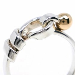 Tiffany & Co. Hook Eye Size 9 Ring Silver 925 x K18 Yellow Gold Approx. 2.6g Women's