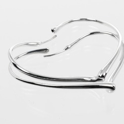 Tiffany TIFFANY&Co. Heart Large Hoop Earrings Silver 925 Approx. 9.33g