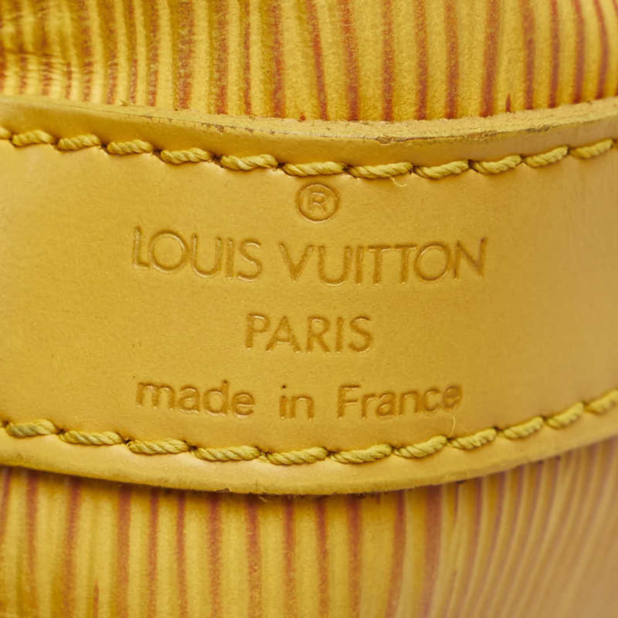 Louis Vuitton Epi Petit Noe Shoulder Bag M44109 Tassili Yellow Leather Women's LOUIS VUITTON