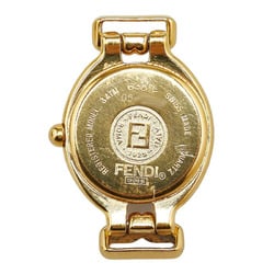 Fendi Changeable Strap 5 Colors Watch 640L Quartz Silver Dial Stainless Steel Leather Women's FENDI