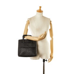 LOEWE handbag black leather women's