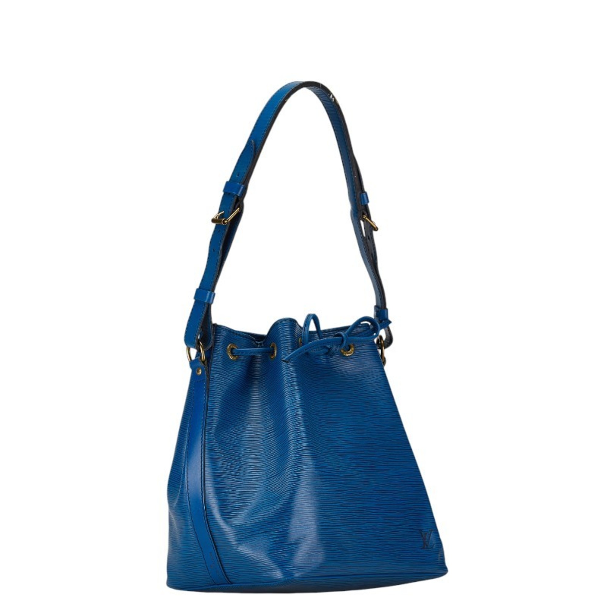 Louis Vuitton Epi Petit Noe Shoulder Bag M44105 Toledo Blue Leather Women's LOUIS VUITTON