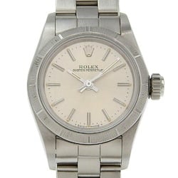 Rolex ROLEX Oyster Perpetual Watch cal.2130 67230 Stainless Steel 1989-1990 Automatic Silver Dial Ladies