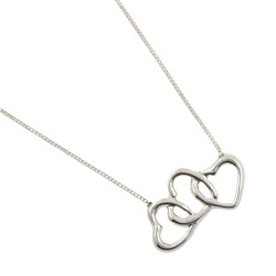 Tiffany TIFFANY&Co. Triple heart necklace Silver 925 Approx. 3.4g Ladies