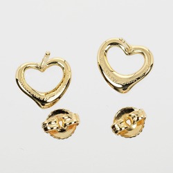 Tiffany TIFFANY&Co. Heart Earrings K18YG Yellow Gold Approx. 2.77g