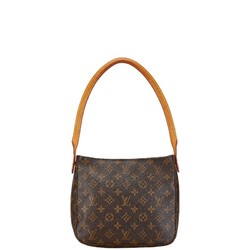 Louis Vuitton Monogram Looping MM Shoulder Bag Handbag M51146 Brown PVC Leather Women's LOUIS VUITTON