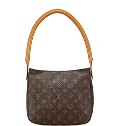 Louis Vuitton Monogram Looping MM Shoulder Bag Handbag M51146 Brown PVC Leather Women's LOUIS VUITTON