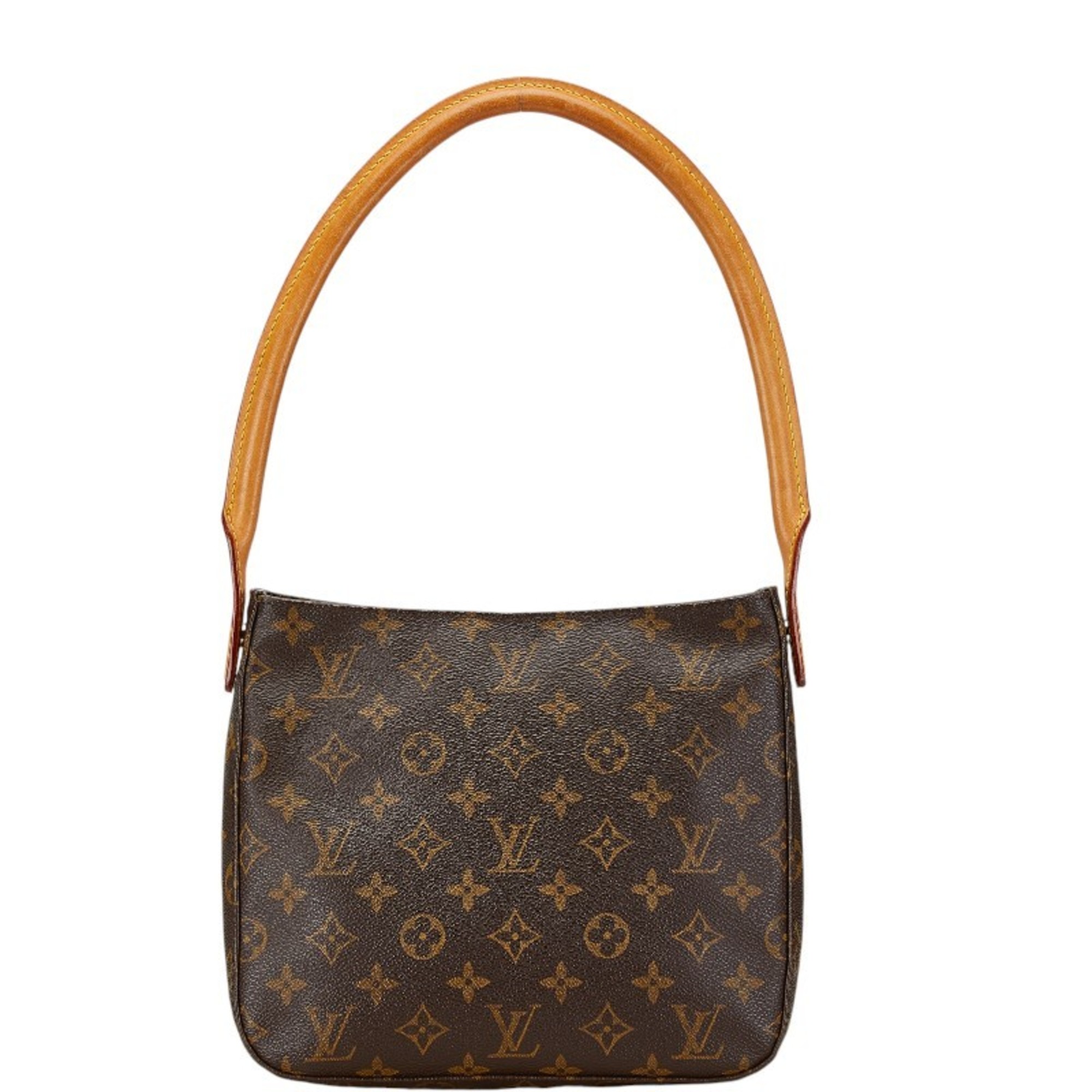 Louis Vuitton Monogram Looping MM Shoulder Bag Handbag M51146 Brown PVC Leather Women's LOUIS VUITTON