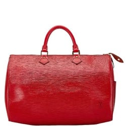 Louis Vuitton Epi Speedy 35 Handbag Boston Bag M42997 Castilian Red Leather Women's LOUIS VUITTON