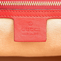 Gucci Chain Shoulder Bag Handbag Tote 453561 Red Leather Women's GUCCI