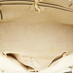 Gucci Craft Tote Bag Handbag 269878 Beige White Canvas Leather Women's GUCCI