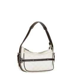 LOEWE Anagram Bag White Brown PVC Leather Women's