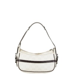 LOEWE Anagram Bag White Brown PVC Leather Women's