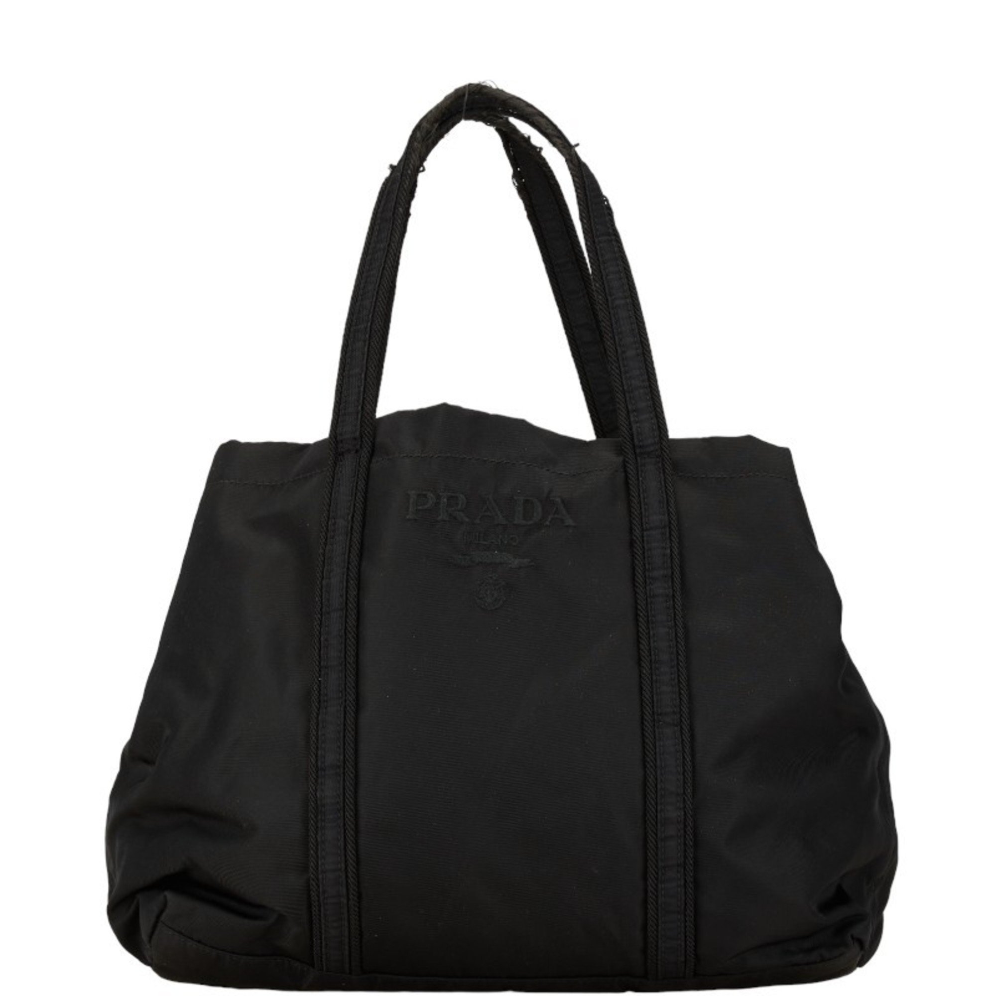 Prada handbag black nylon women's PRADA