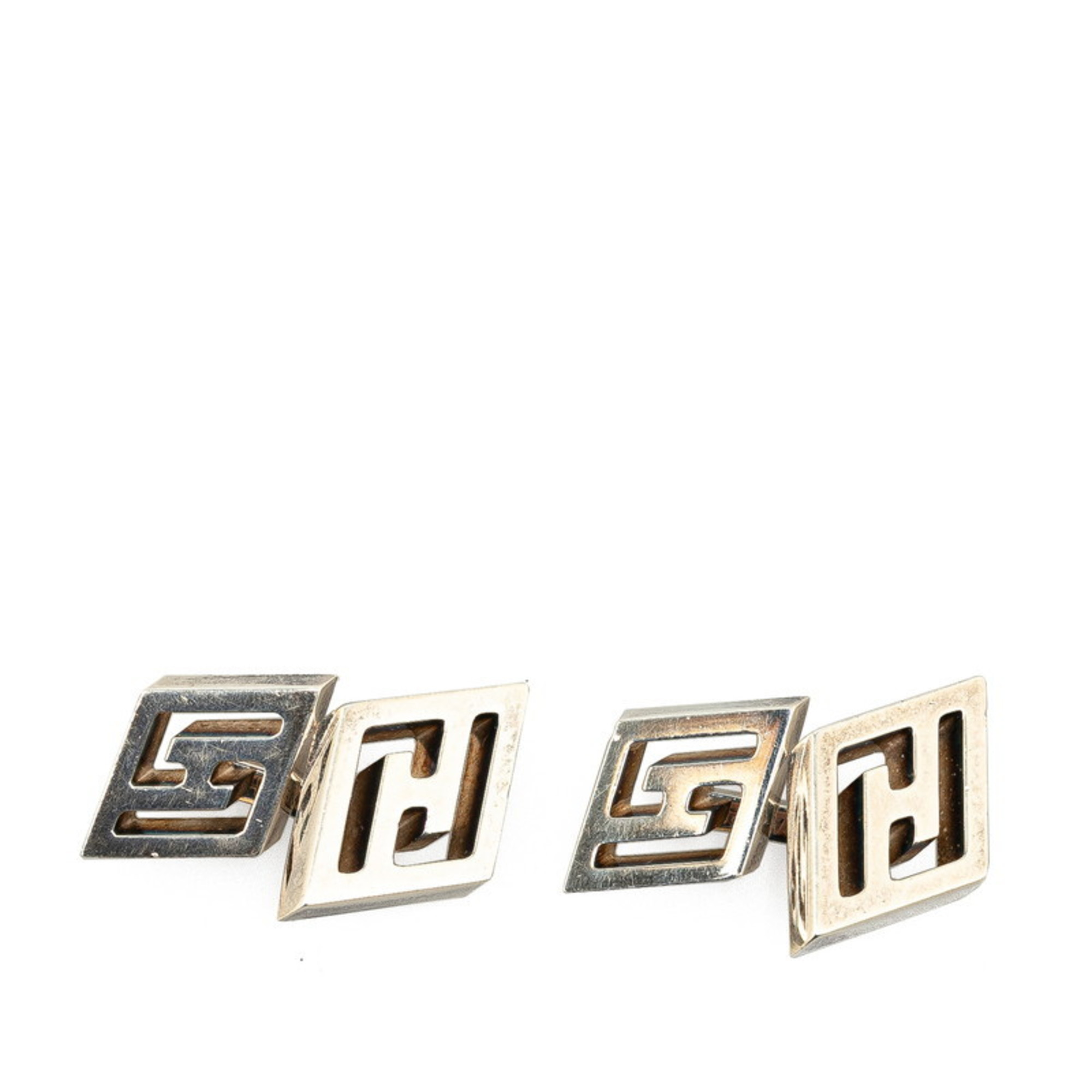 Hermes H Cufflinks SV925 Silver Women's HERMES