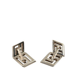 Hermes H Cufflinks SV925 Silver Women's HERMES