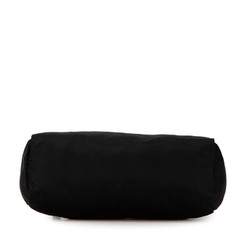 Prada Triangle Plate Pouch Black Nylon Women's PRADA