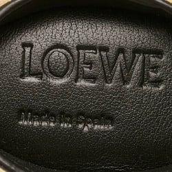 LOEWE Rabbit Motif Coin Case Gold Leather Women's