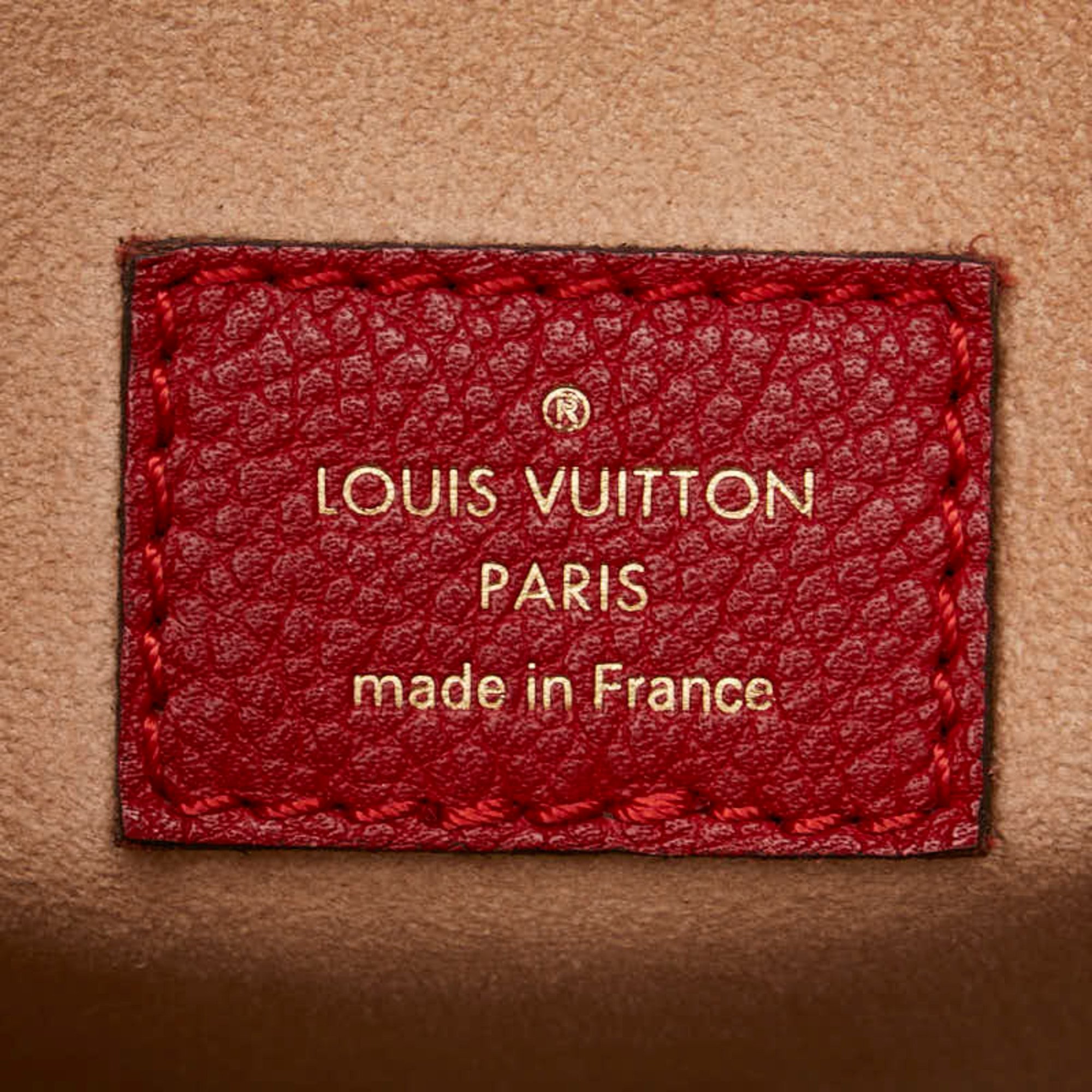 Louis Vuitton Monogram Flandrin Handbag Shoulder Bag M41596 Brown Cerise PVC Leather Women's LOUIS VUITTON