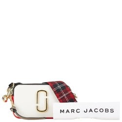 Marc Jacobs Shoulder Bag Camera White Light Blue Leather Women's MARC JACOBS