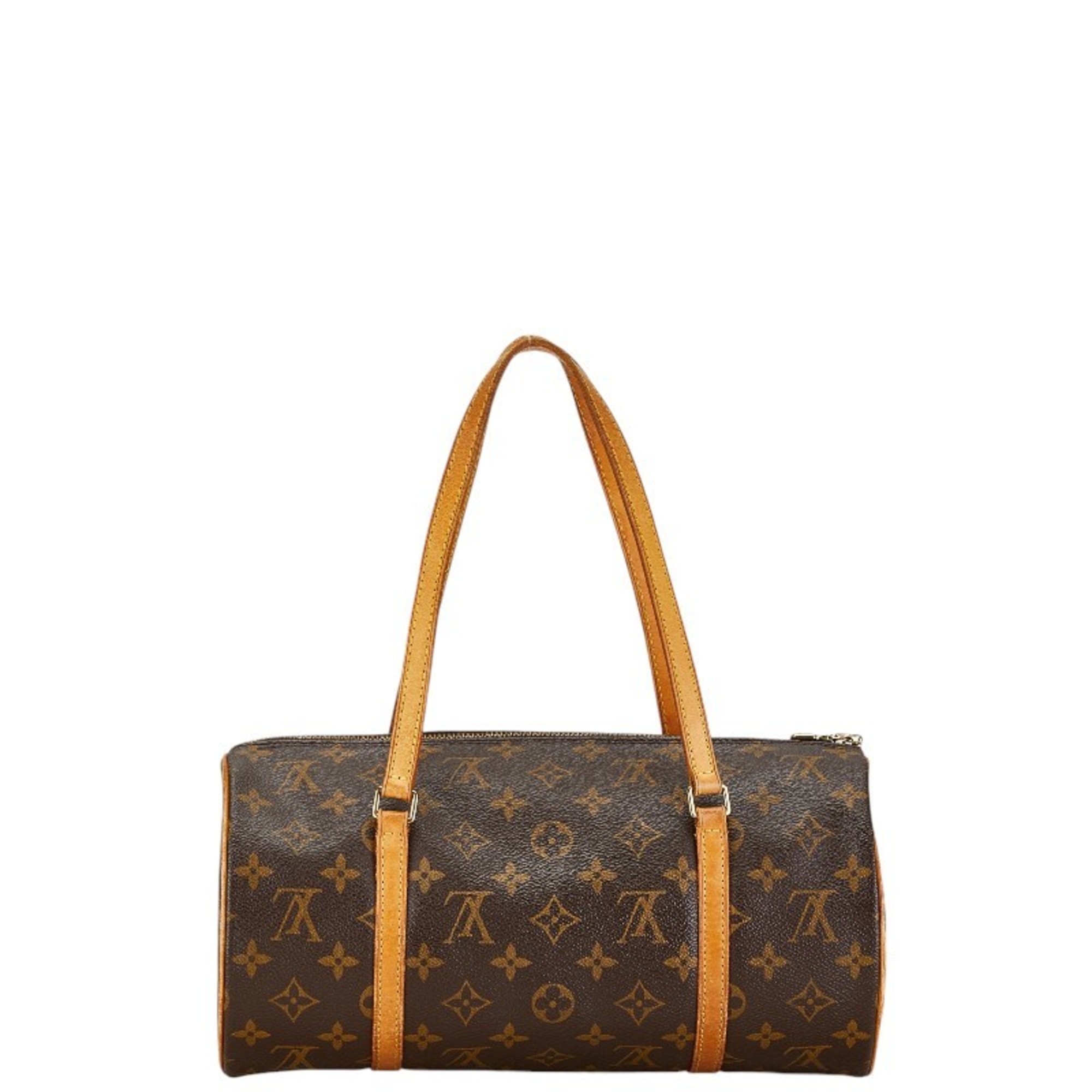 Louis Vuitton Monogram Papillon 30 Shoulder Bag M51365 Brown PVC Leather Women's LOUIS VUITTON