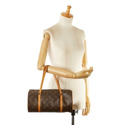 Louis Vuitton Monogram Papillon 30 Shoulder Bag M51365 Brown PVC Leather Women's LOUIS VUITTON