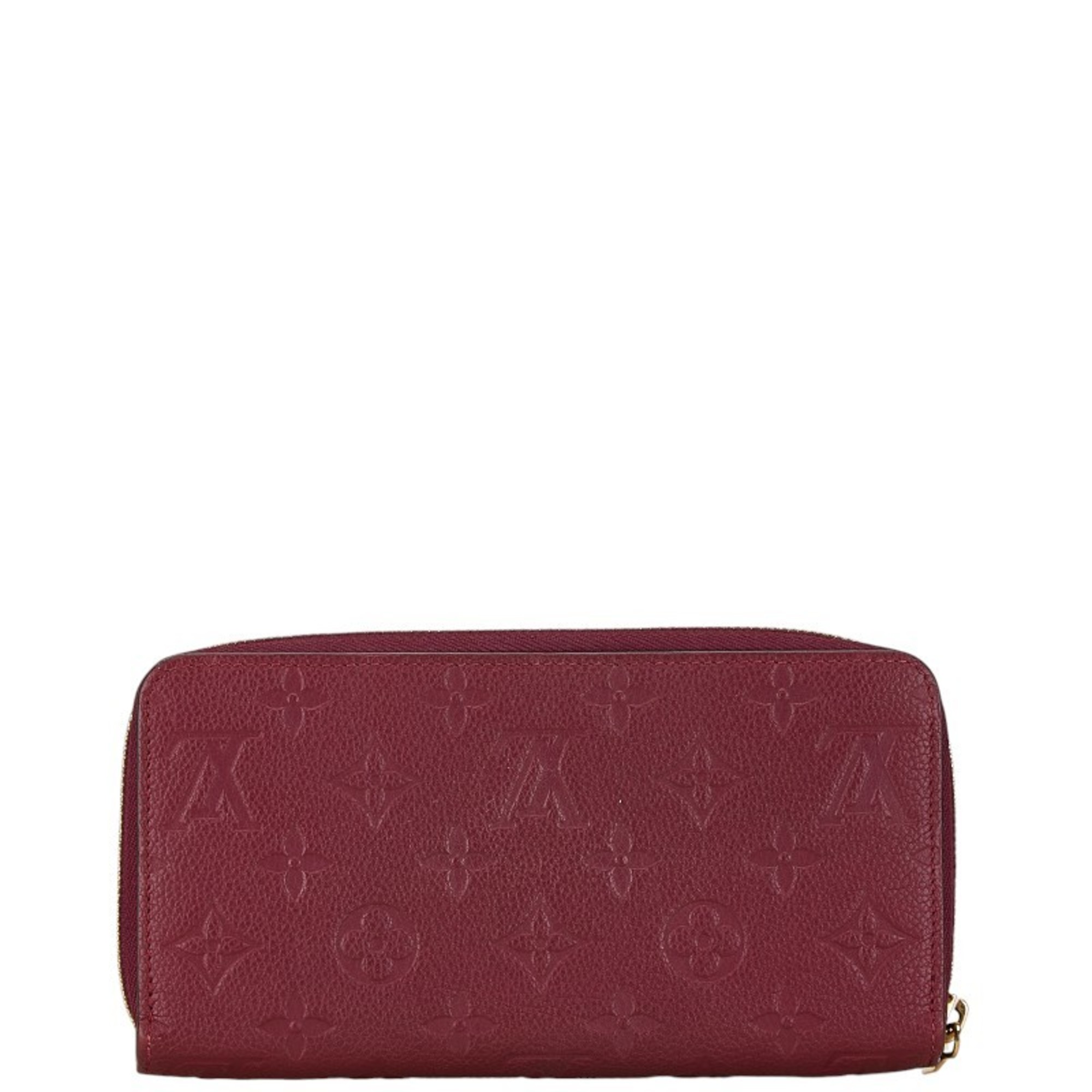 Louis Vuitton Empreinte Zippy Wallet Round Long M60549 Raisin Purple Leather Women's LOUIS VUITTON