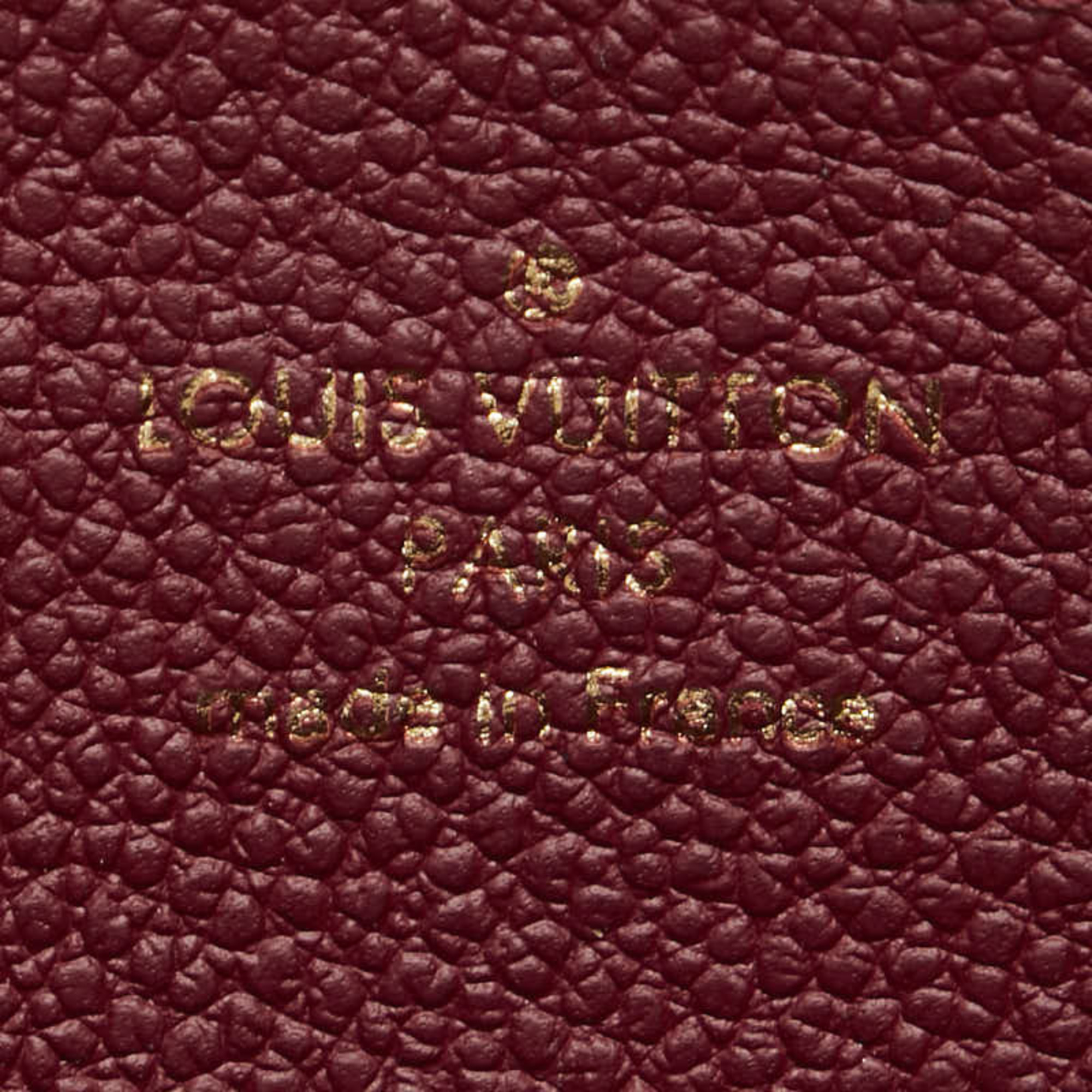 Louis Vuitton Empreinte Zippy Wallet Round Long M60549 Raisin Purple Leather Women's LOUIS VUITTON