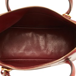 Hermes Bolide 31 Handbag Shoulder Bag Bordeaux Wine Red Calfskin Women's HERMES