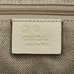 Gucci Micro Guccissima Handbag Shoulder Bag 449656 White Leather Women's GUCCI