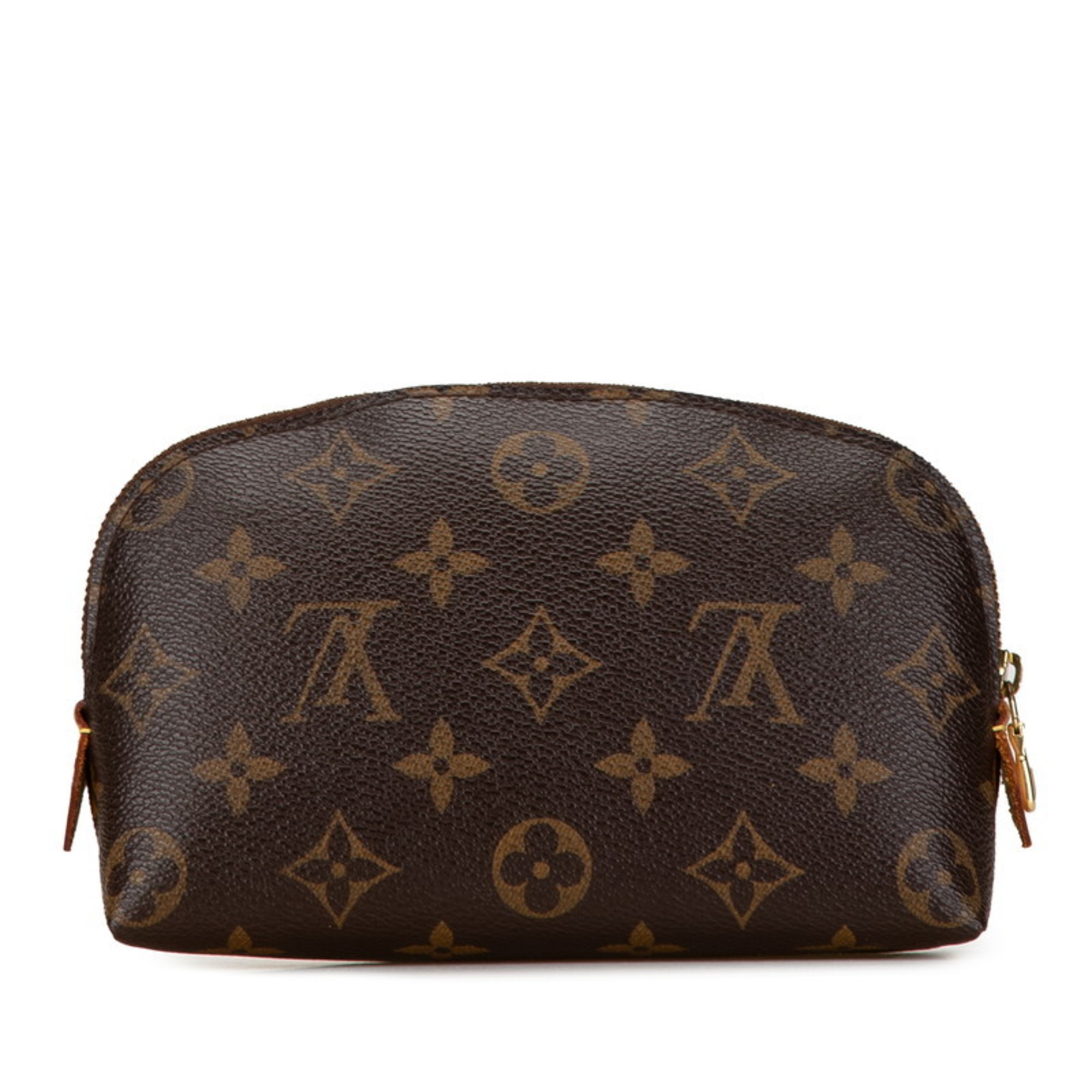 Louis Vuitton Monogram Pochette Tick PM Pouch M47515 Brown PVC Leather Women's LOUIS VUITTON