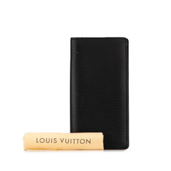 Louis Vuitton Epi Portefeuille Brazza Long Wallet M60622 Noir Black Leather Women's LOUIS VUITTON