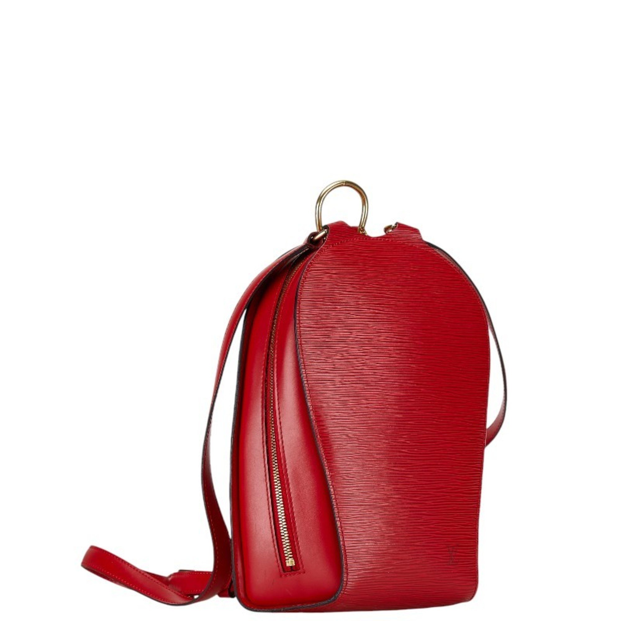 Louis Vuitton Epi Mabion Backpack M52237 Castilian Red Leather Women's LOUIS VUITTON