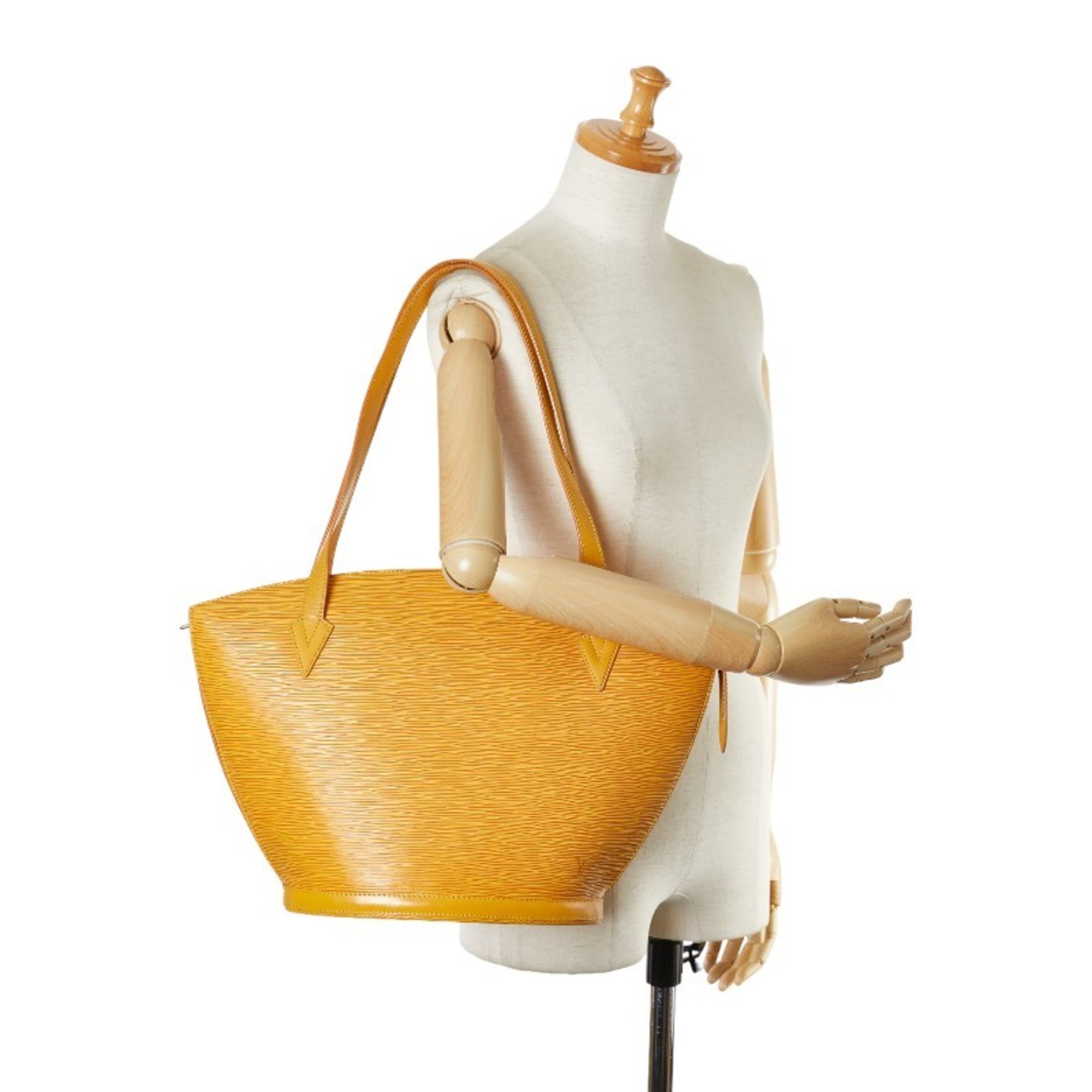 Louis Vuitton Epi Saint Jacques Shoulder Bag Tote M52269 Tassili Yellow Leather Women's LOUIS VUITTON