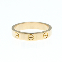 Cartier Love Mini Love Ring Pink Gold (18K) Fashion No Stone Band Ring Pink Gold