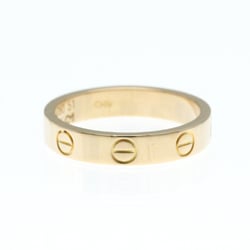 Cartier Love Mini Love Ring Pink Gold (18K) Fashion No Stone Band Ring Pink Gold