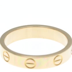 Cartier Love Mini Love Ring Pink Gold (18K) Fashion No Stone Band Ring Pink Gold