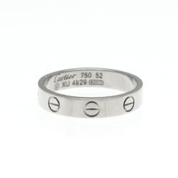 Cartier Love Mini Love Ring White Gold (18K) Fashion No Stone Band Ring Silver