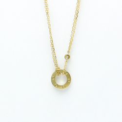 Cartier Love Circle Necklace B7219500 Yellow Gold (18K) Diamond Men,Women Pendant Necklace (Gold)