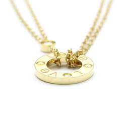 Cartier Love Circle Necklace B7219500 Yellow Gold (18K) Diamond Men,Women Pendant Necklace (Gold)