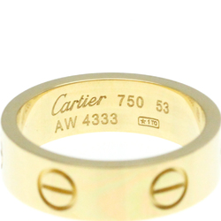 Cartier Love Yellow Gold (18K) Fashion No Stone Band Ring Gold