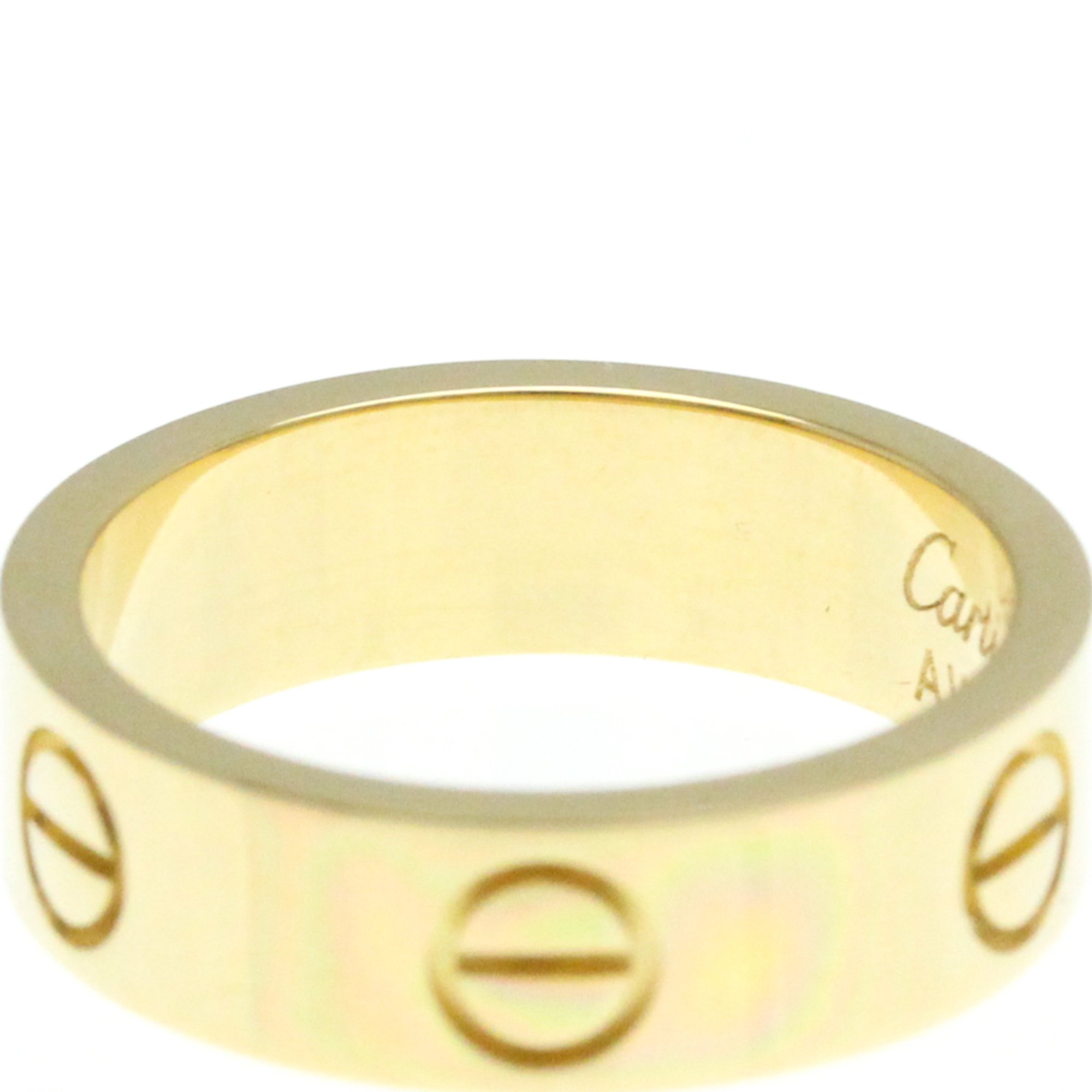 Cartier Love Yellow Gold (18K) Fashion No Stone Band Ring Gold