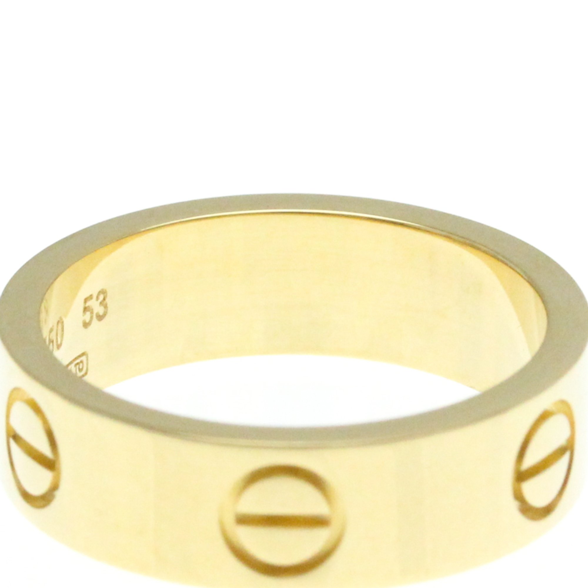 Cartier Love Yellow Gold (18K) Fashion No Stone Band Ring Gold