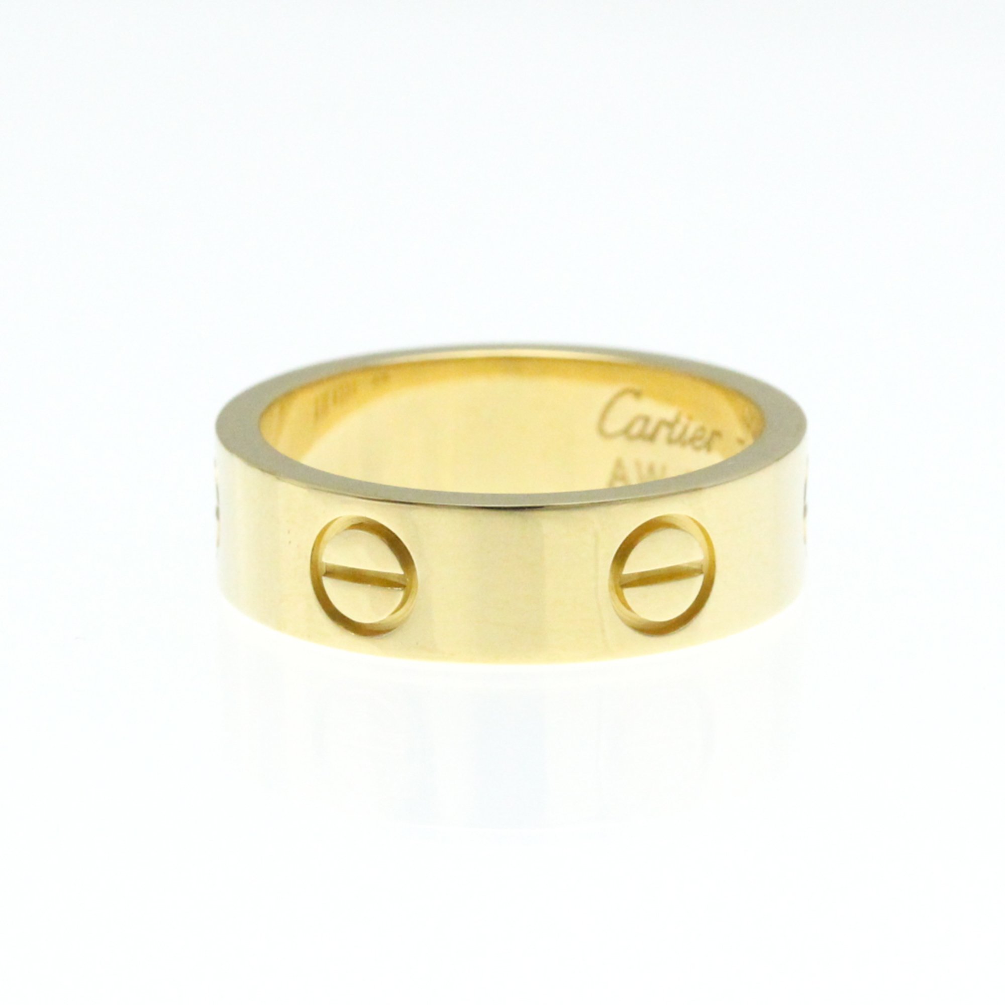 Cartier Love Yellow Gold (18K) Fashion No Stone Band Ring Gold