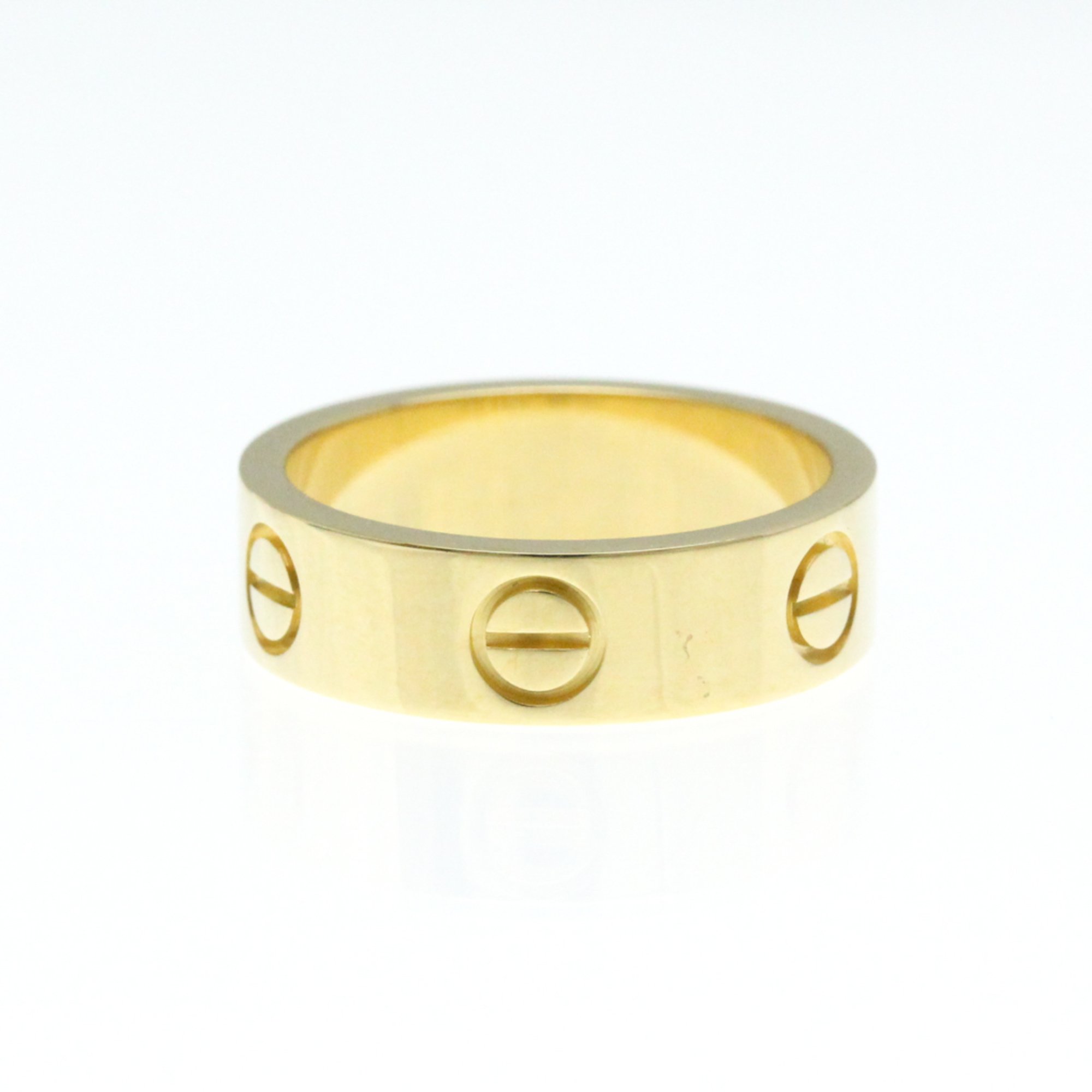 Cartier Love Yellow Gold (18K) Fashion No Stone Band Ring Gold