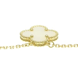 Van Cleef & Arpels Vintage Alhambra VCARA45900 Yellow Gold (18K) Shell Men,Women Fashion Pendant Necklace (Gold)