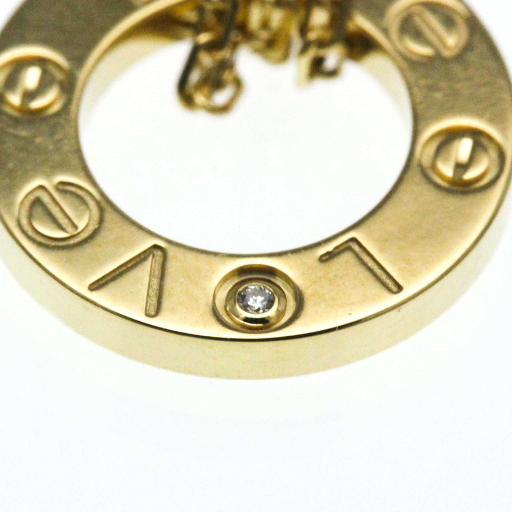 Cartier Love Circle Bracelet B6038300 Yellow Gold (18K) Diamond Charm Bracelet Carat/0.03 Gold