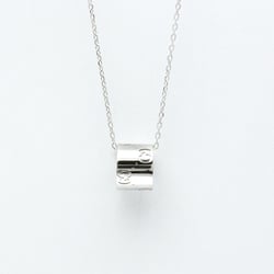 Gucci Icon Necklace White Gold (18K) No Stone Men,Women Fashion Pendant Necklace (Silver)